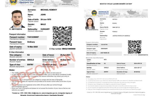 Гадаадын 124 мянган иргэн Монгол улсын цахим виз авчээ
